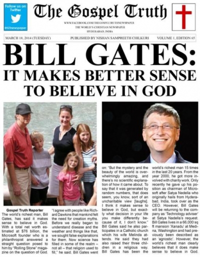 Bill Gates: “Tin Chúa Là Khôn Ngoan” - Phạm Việt Hưng