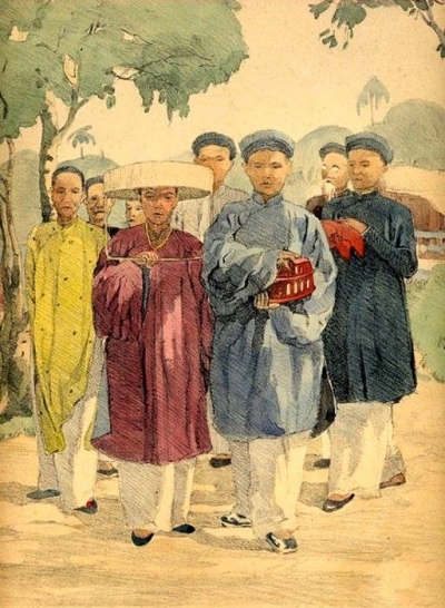 Ấn tượng cuộc sống người Việt vào thập niên 1930 được tái hiện qua tranh vẽ