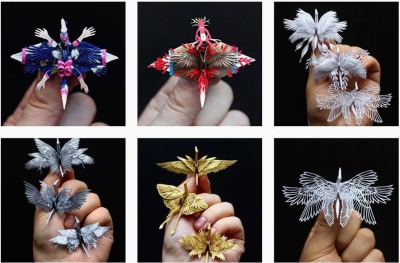 Ngắm những chú hạc giấy origami đẹp ngỡ ngàng