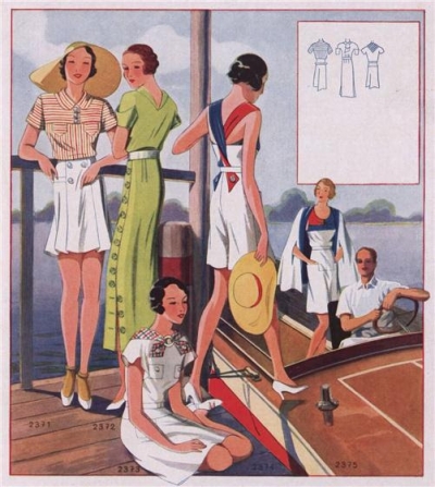 Thời trang mùa hè lấy cảm hứng từ năm 1930
